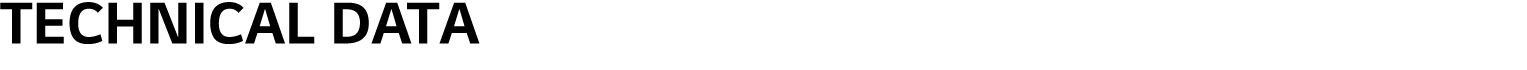 TECHNICAL DATA