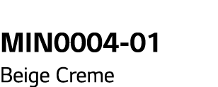 MIN0004-01 Beige Creme