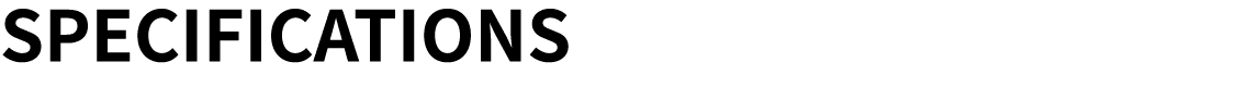 specifications