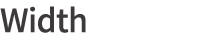 Width