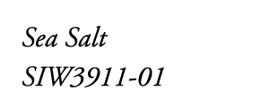 Sea Salt SIW3911-01