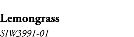 Lemongrass SIW3991-01
