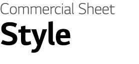 Commercial Sheet Style