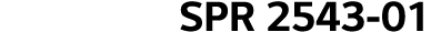 SPR 2543-01
