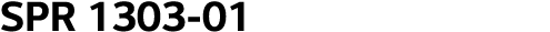 SPR 1303-01