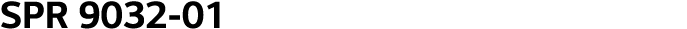 SPR 9032-01