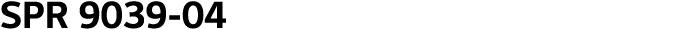 SPR 9039-04