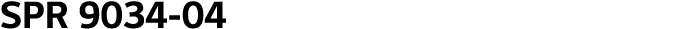 SPR 9034-04