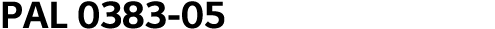 PAL 0383-05