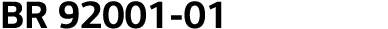 BR 92001-01