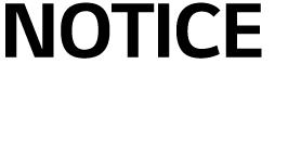 NOTICE 