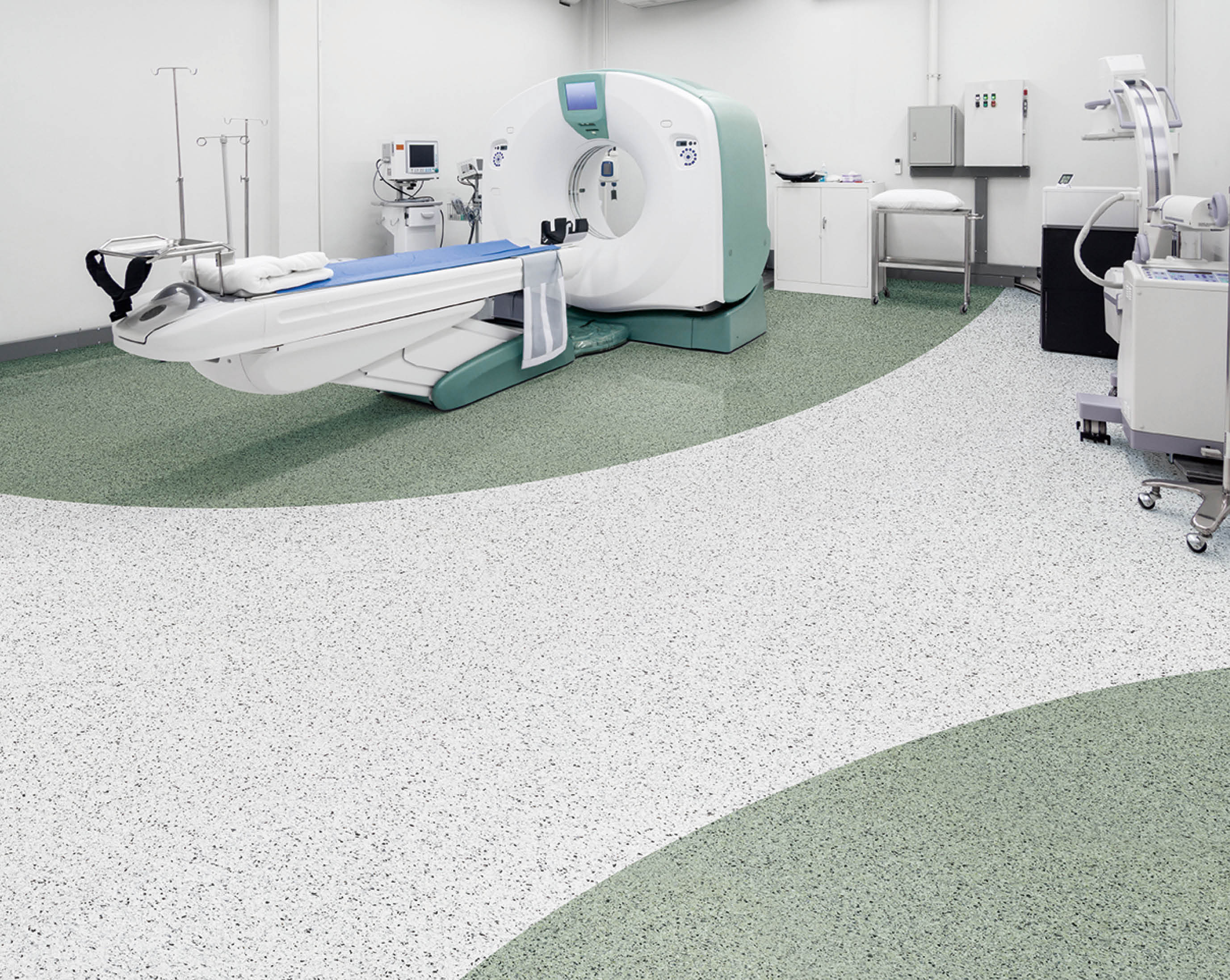  Computed tomography or computed axial tomography scan machine in hospital room; Shutterstock ID 217740025