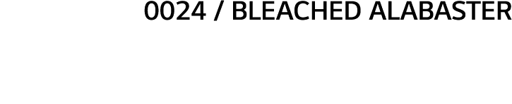 0024   Bleached Alabaster