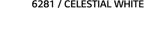6281   Celestial White