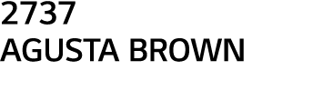 2737 AGUSTA BROWN 