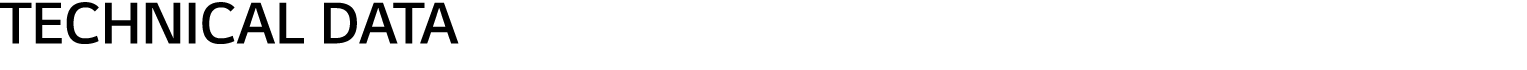 TECHNICAL DATA