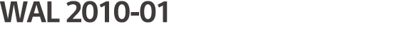 WAL 2010-01