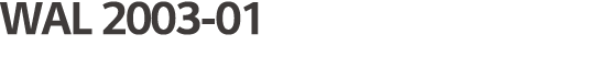WAL 2003-01